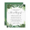 Budget Greenery Tropical Palm Leaf Wedding Invites