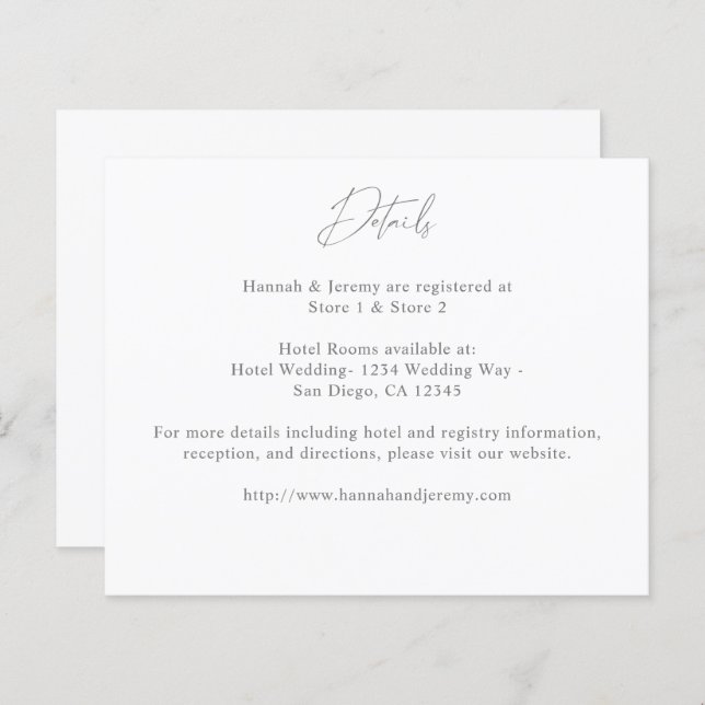 Budget Grey & White Details (Front/Back)