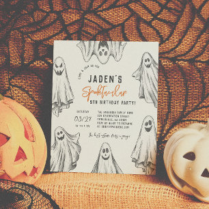 Budget Halloween Ghost Spooktacular Birthday Party