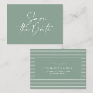 budget handwritten typography wedding announcement