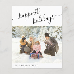 Budget Happiest Holiday Modern Minimal 2024 Photo