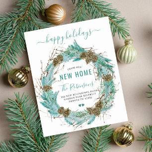 Budget Happy Holidays moving announcement