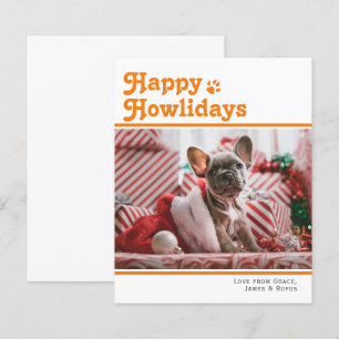 BUDGET Happy Howlidays Pet Dog Christmas Card