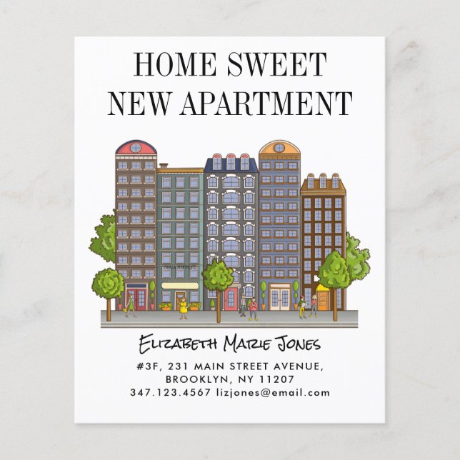 Budget Home Sweet New City Apartment Moved Moving (Front)