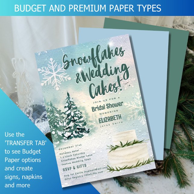 BUDGET Hygge Snowflakes Wedding Cake Bridal Shower (Creator Uploaded)