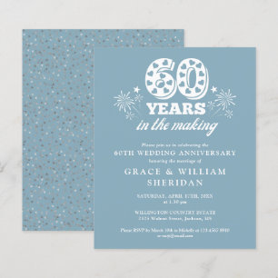Budget In The Making 60th Anniversary Invitation