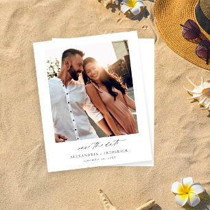 Budget Instant Photo- Lon White Chic Save the Date