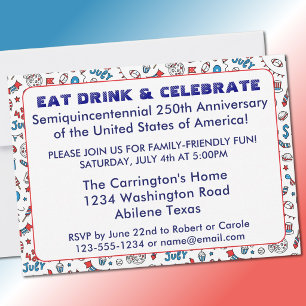 Budget Invitation 250th USA-America Celebration