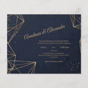 Budget-Invitation to wedding ceremony. Postcard Fl Flyer