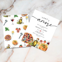 Budget Italian That's Amore Rehearsal Dinner