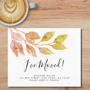 Budget I've Moved Fall Moving Announcement