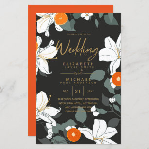 BUDGET Jardin moderne Feuilles Mariage Inviter A9
