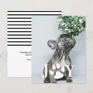 BUDGET Joy Chien Empreinte de patte Carte photo de