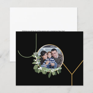 Budget Joy Family Photo Message Holiday Custom