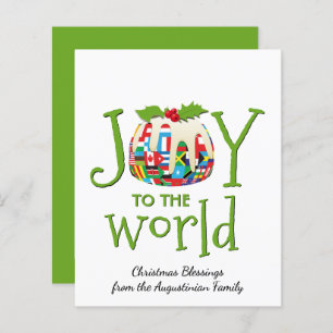 Budget JOY TO THE WORLD Christmas Card