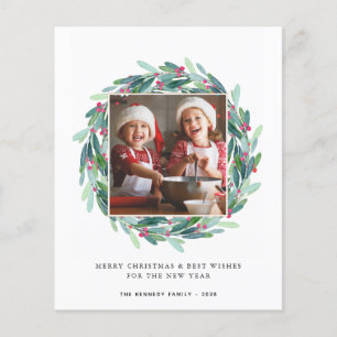 Budget Joyeux Carte photo de Noël