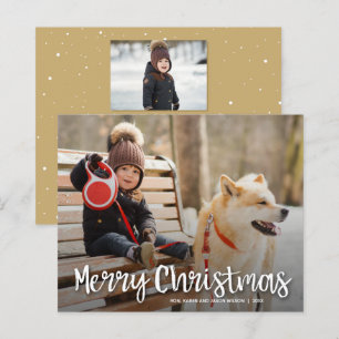 Budget Joyeux Noël Multiphoto Carte de vacances