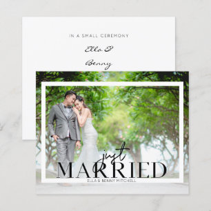 Budget Just Married Fra Photo Wedding Announcement