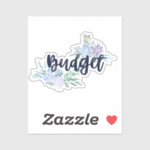 Budget Label Sticker for Wedding Planner/Notebook