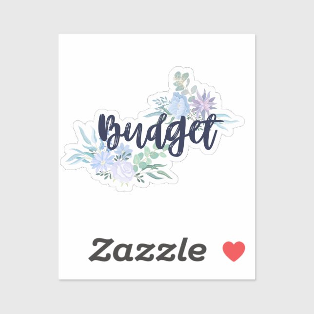 Budget Label Sticker for Wedding Planner/Notebook (Sheet)