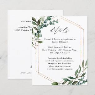 Budget Leaves & Eucalyptus Gold Details