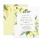 Budget Lemon Floral Bridal Shower Invitation