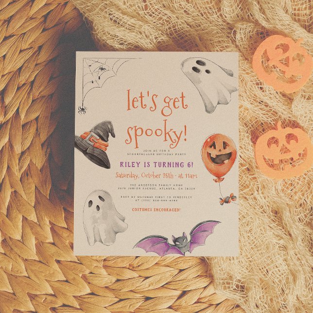 Budget Let's Get Spooky Halloween Birthday Party (Creator Uploaded)