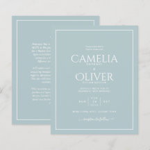 BUDGET Light Sage Green MONOCHROME Wedding