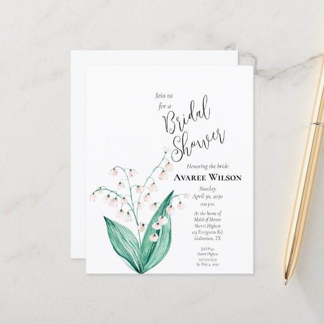 BUDGET Lily of the Valley (Front/Back In Situ)