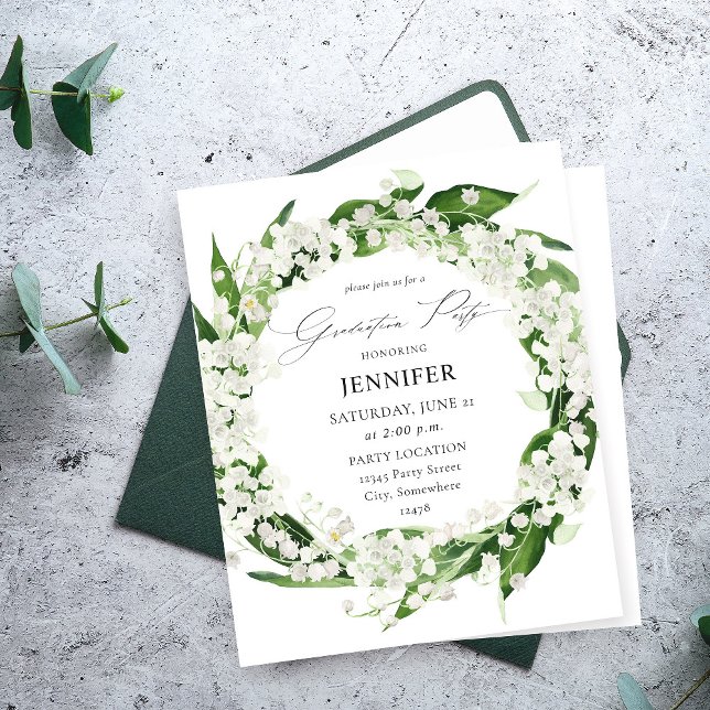 Budget Lily of the Valley Floral Graduation Party (Creator Uploaded)