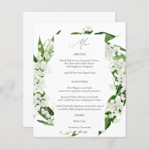 Budget Lily of the Valley Floral Menu