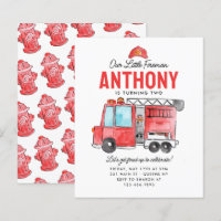 Budget Little Fireman Helmet Fire Truck Birthday