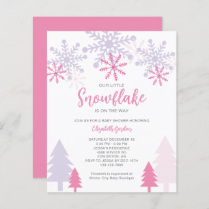 Budget Little Snowflake Baby Shower Winter