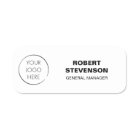 Budget Logo Business Store Identification Badge,