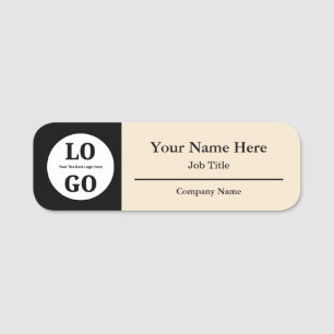 Budget Logo Company Identification Name Tag