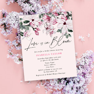 Budget Love Is In Bloom Pink Floral Bridal Shower