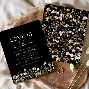 Budget Love is in Bloom Wildflower Bridal Shower Flyer