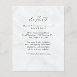 Budget Marble Details Flyer
