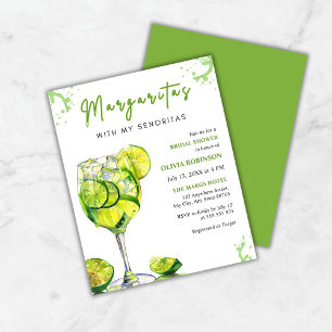 Budget Margaritas & Senoritas Bridal Shower Invite