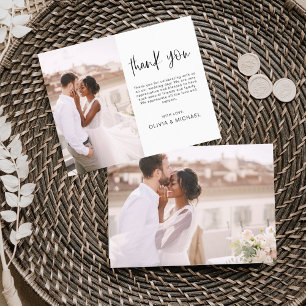 Budget Mariage Minimaliste Photo Merci Cartes