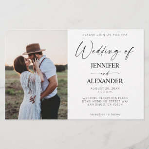 Budget MD Black & White Calligraphy Photo Simple 2 Flyer