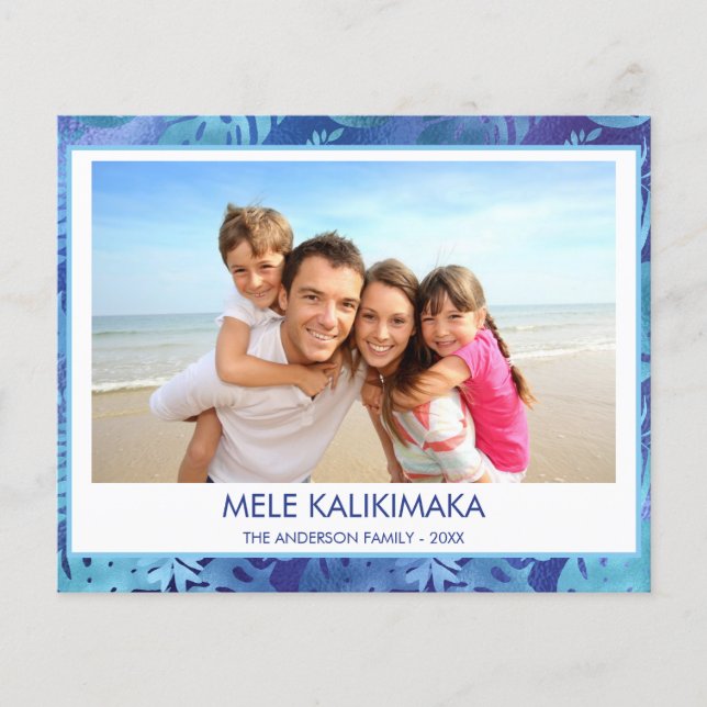 BUDGET MELE KALIKIMAKA HAWAIIAN TROPICAL PHOTO FLYER (Front)