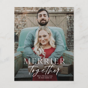 Budget Merrier Ensemble Photo Joyeux Noël Carte
