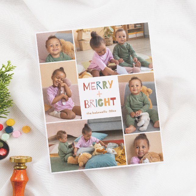 Budget Merry & Bright 6 Photo Christmas Holiday (Creator Uploaded)