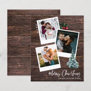 Budget Merry Christmas 3 Instant Photo Rustic