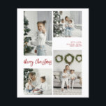 BUDGET Merry Christmas Family Photo Card<br><div class="desc">Create a lasting impression this season with a unique holiday card. This simple, template features a clean, modern design. Customize it with your information and make it uniquely yours! Budget Paper is thin! ***Upgrade for a thicker paper. Envelopes are not included with this design. Must purchase separately.*** For card stock,...</div>