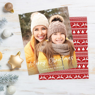 Budget Merry Christmas Fun Script Photo Vertical