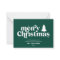 budget Merry Christmas graphic photo Note Card