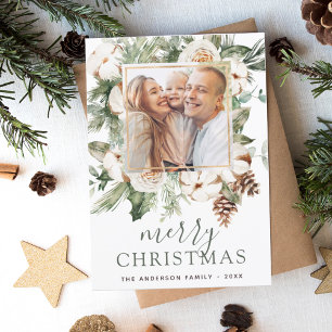 Budget Merry Christmas Greenery Photo Holiday