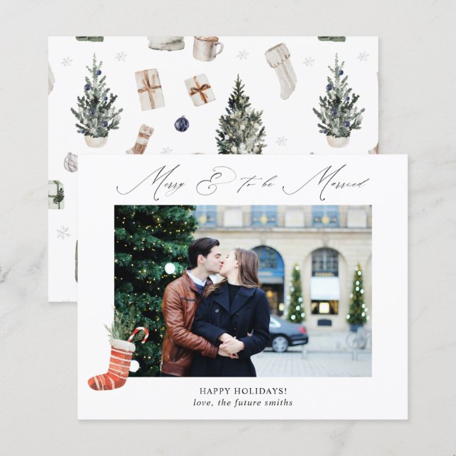 Budget Merry & To Be Married w Stocking Photo (Front/Back)